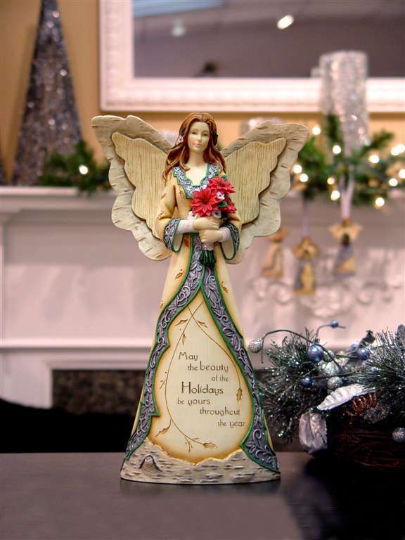 Beauty of the Holidays Angel Figurine Comfort to Go Collectible - Home Decor