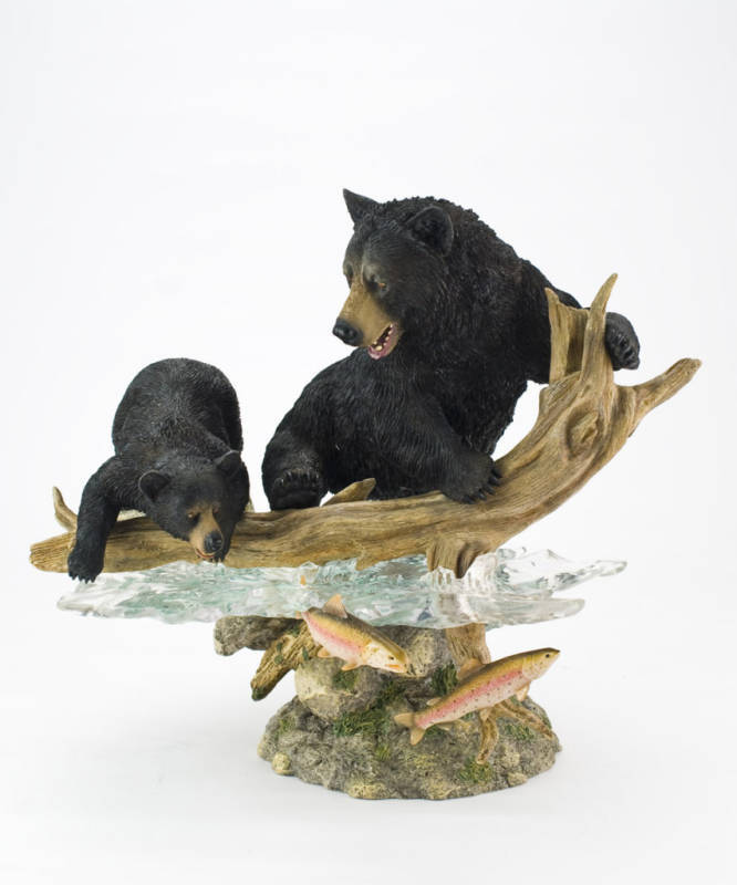 Black Bear - Suanti Galleries - Collectible Animal Figurine