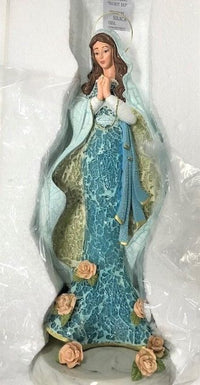 Blessed Virgin Mary Mosaic Sculpture Religious Figurine Bradford Exchange