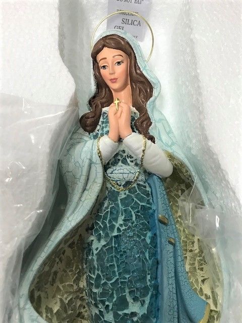 Blessed Virgin Mary Mosaic Sculpture Religious Figurine Bradford