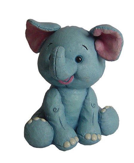 Blue Elephant Resin Money Bank Piggy Bank - RAI