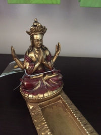 Buddha Incense Burner Ashcatcher Resin - Fantasy - NS