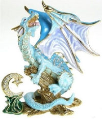 Caelestis Dragon - Crystal Mementos Pewter and Coloured Enamel Figurine