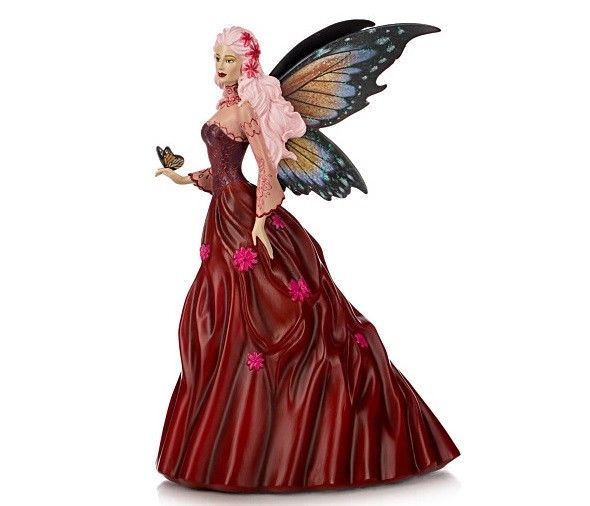 Captivated by Courage Womans Heart Fairy Figurine Nene Thomas Bradford Exchange