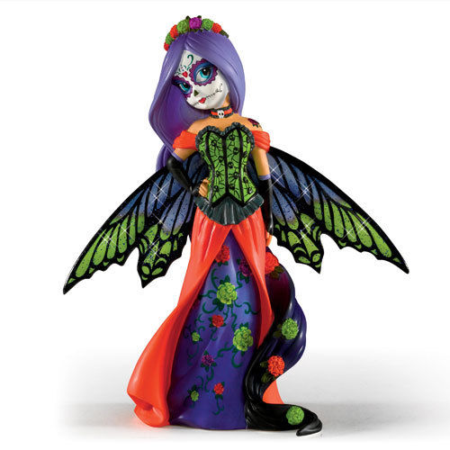 Captivating Grace Nene Thomas Sugar Skull Fairy Figurine - Bradford Exchange