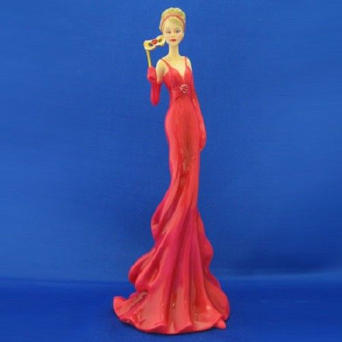 Charity Ball Lady Figurine Heart of Life Hamilton Collection