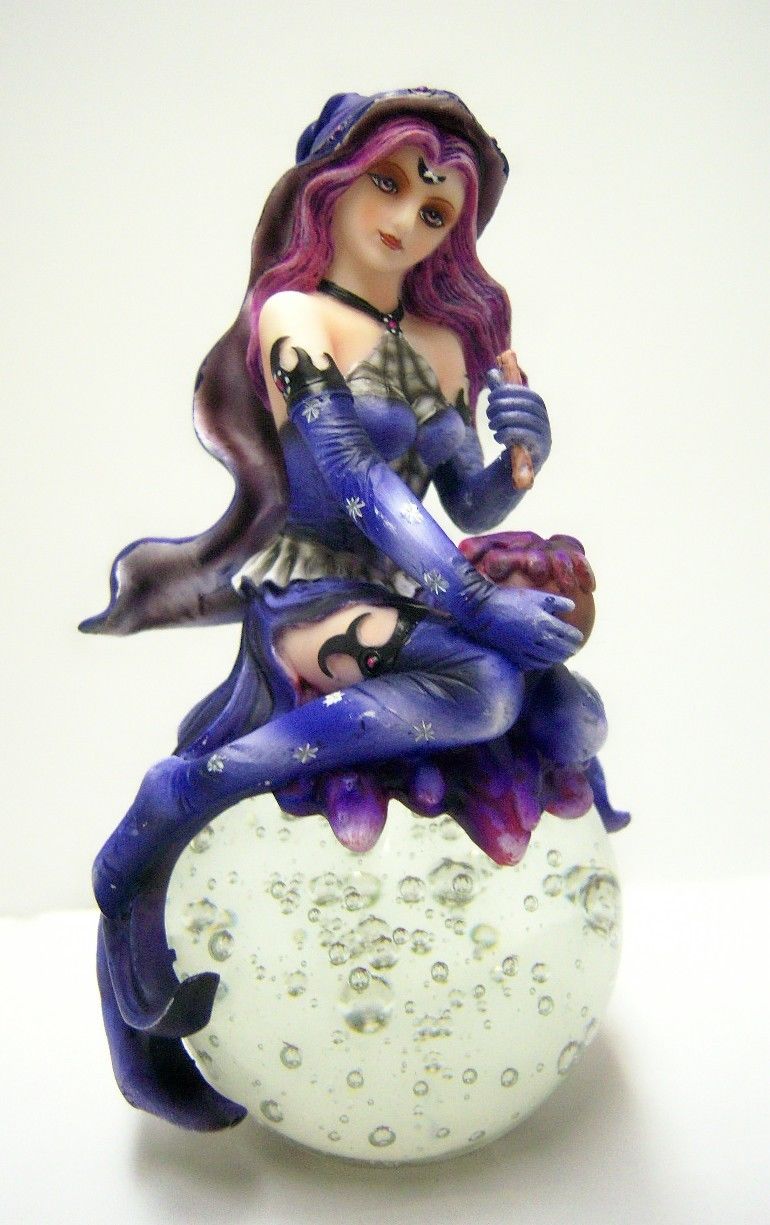 Clarice Witch Bubble Rider Divinity Fairies Figurine - ZEM