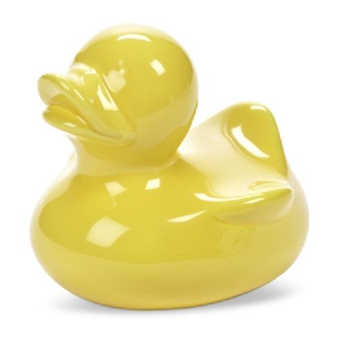 Classic Yellow Duckie Ceramic Duck Figurine