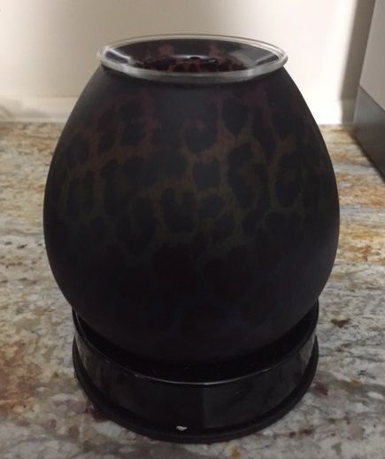 Colourful Leopard Touch Lamp Burner Warmer Soy  Oils Fragrance Oil Burner OA-343