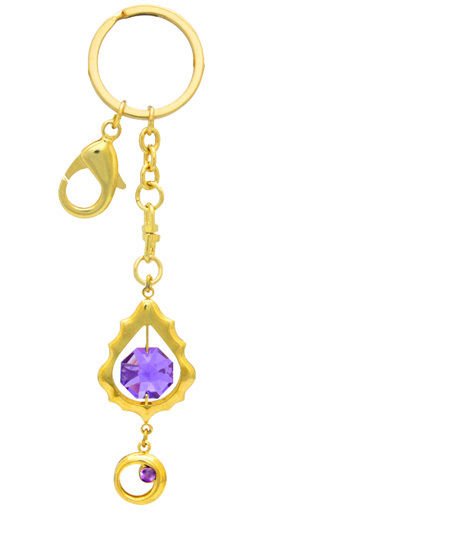 Crystocraft with Purple Crystal Keychain 45117 - RAI