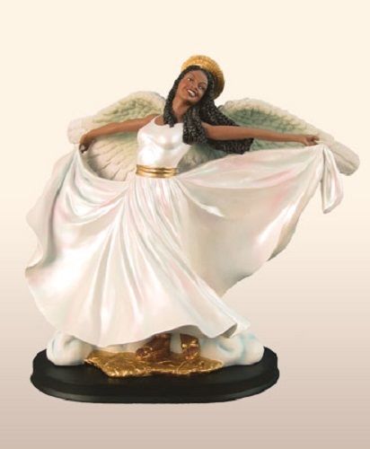 Dancing in Heavenly Places Angel Figurine United Treasures Ebony