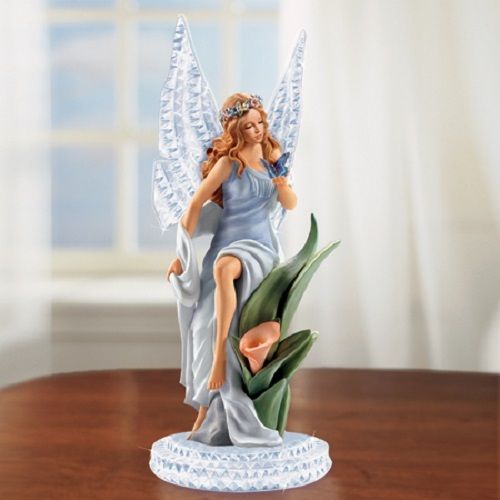 Delicate Treasures Fairy Figurine Enchanting Wings Bradford Exchange