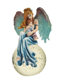 Divinity Angel Mother with Baby Bubble Rider Divinity Fairies Figurine - ZEM