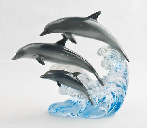 Dolphins Figurine - Suanti Galleries - Collectible Figurine  SALE