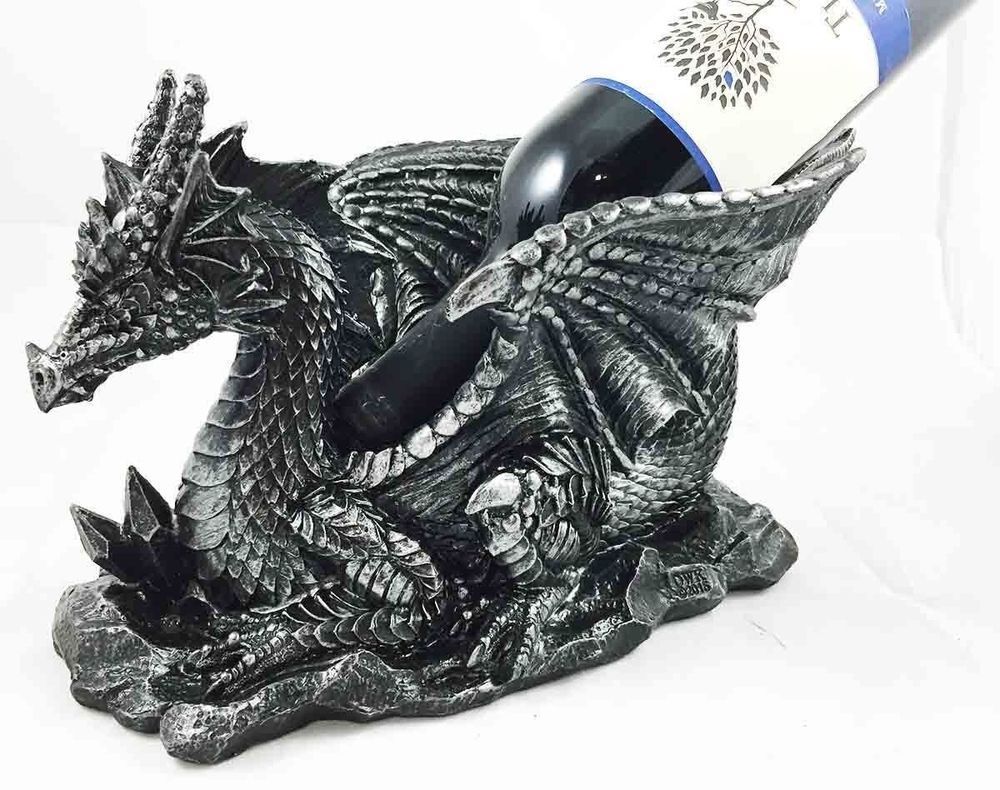 Draconian Draught Dragon Wine Bottle Holder Resin - JZ