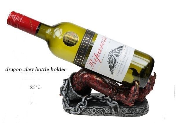 Dragon Claw Wine Bottle Holder Fantasy Figurine - ZEM