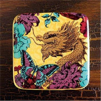 Elements Dragon and Flower  Keepsake Box / Trinket Box