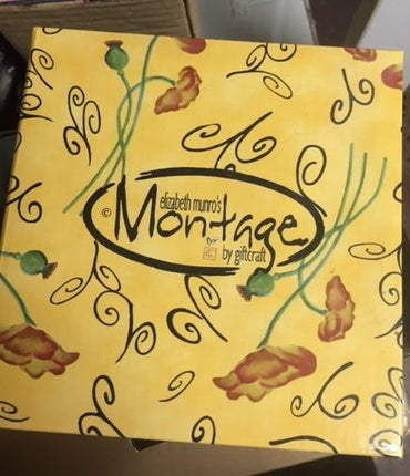 Elizabeth Munro &#039;s Montage Square Dish Ceramic Decorative Plate Home Decor