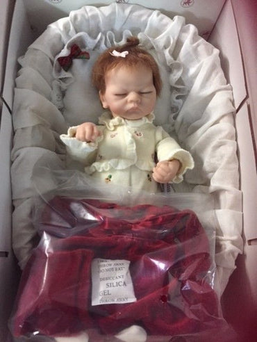 Emmy s Christmas Ensemble Baby Doll with Bassinet Bradford Exchange