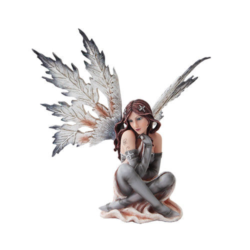 Fairyland Large Fairy Feathered Wings Figurine- Fantasy Figurine Nemesis - Zem