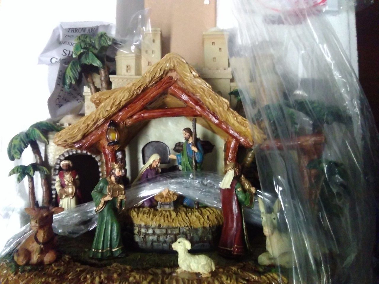 Following the Star Nativity Christmas Figurine - Bradford Exchange