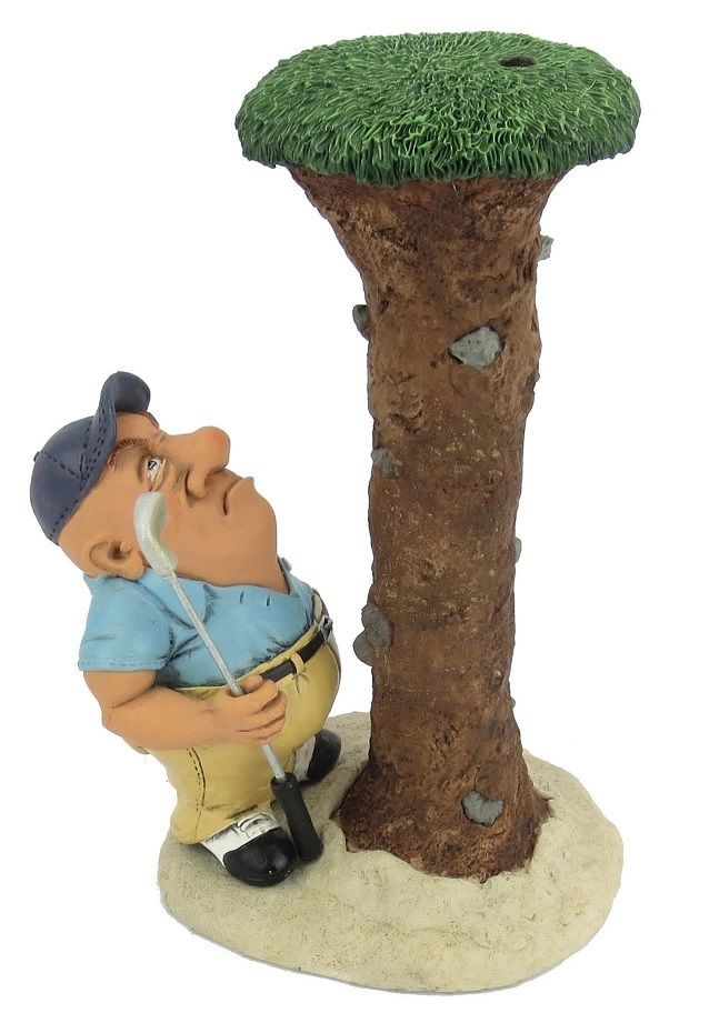 Golfer Man - Golf Character - GRUMPY JON FIGURINE - 16-523 - LB