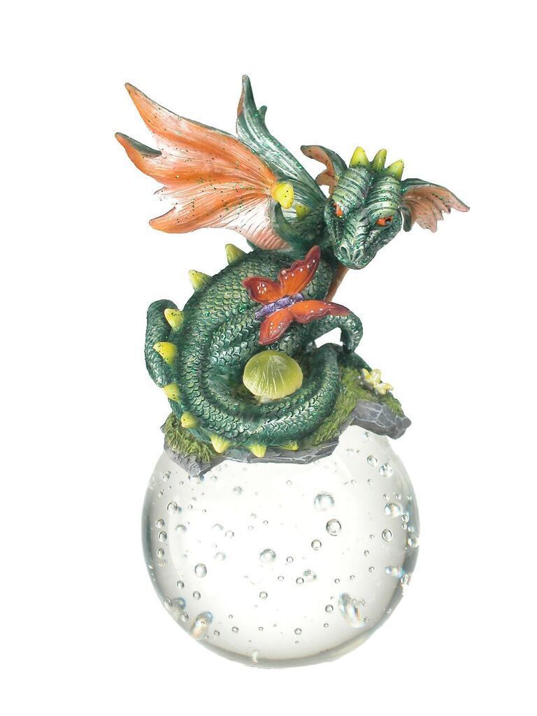 Green Dragon Bubble Rider Divinity Dragons Figurine - ZEM      WE SHIP WORLDWIDE