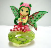 Green With Envy Jasmine Becket Griffith Fairy Figurine Bradford Exchange