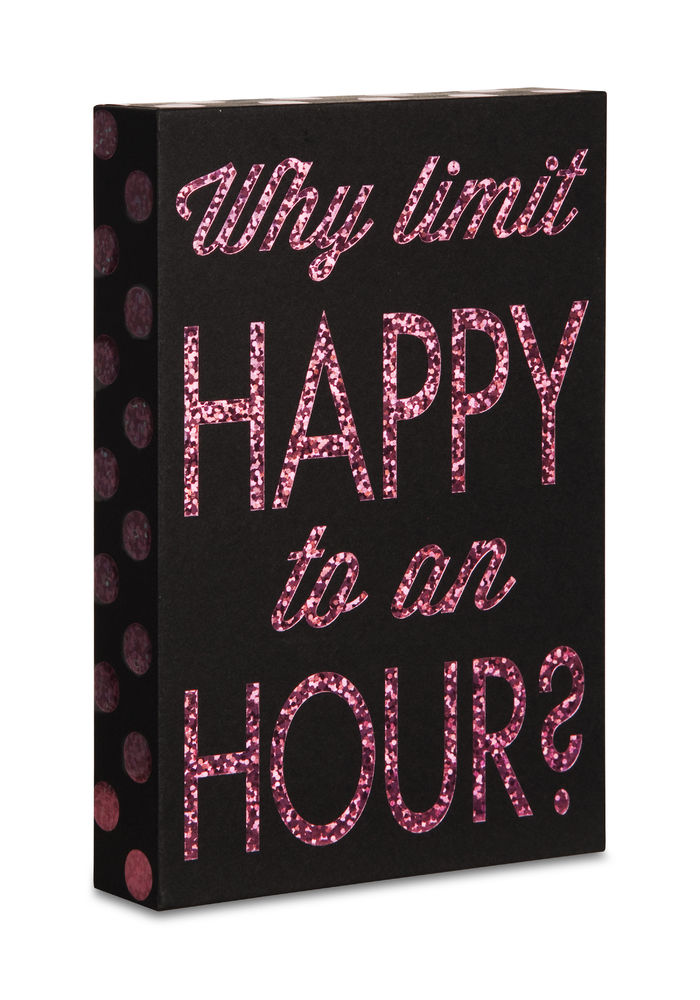 Happy Hour Wall Plaque - Cocktails - Fabulous Hiccup Girls