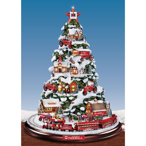 Heart of the Holidays Christmas Tree Farmall Tractor Bradford Exchange