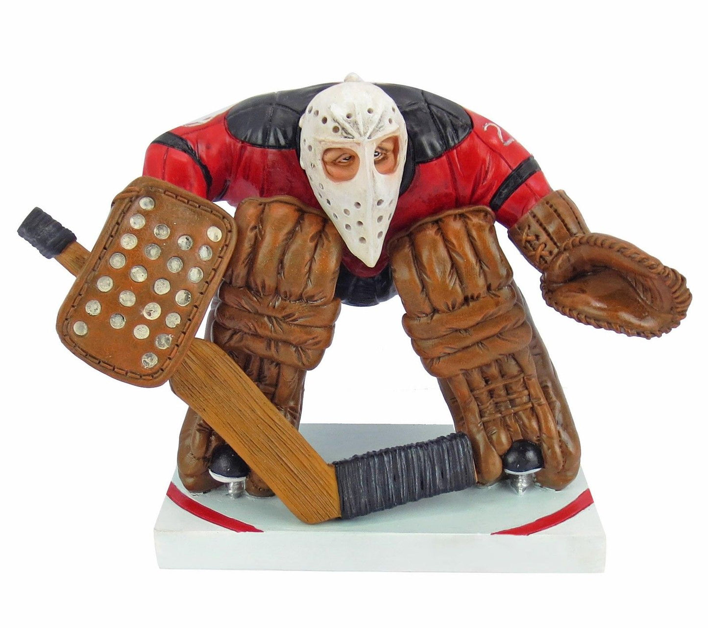 Hockey Goalie Character Figurine Resin 6 inches - LB 16442