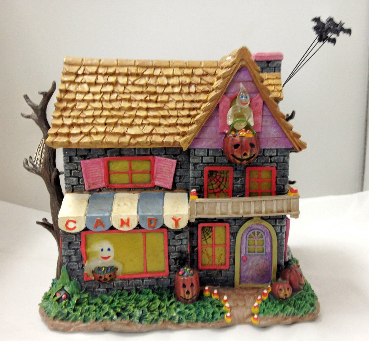 Hundred Acre Candy Shop - Poohs Hundred Acre Halloween Village Bradford Figurine