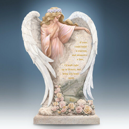 In Loving Memory Angel Thomas Kinkade Figurine / Statue Bradford Exchange