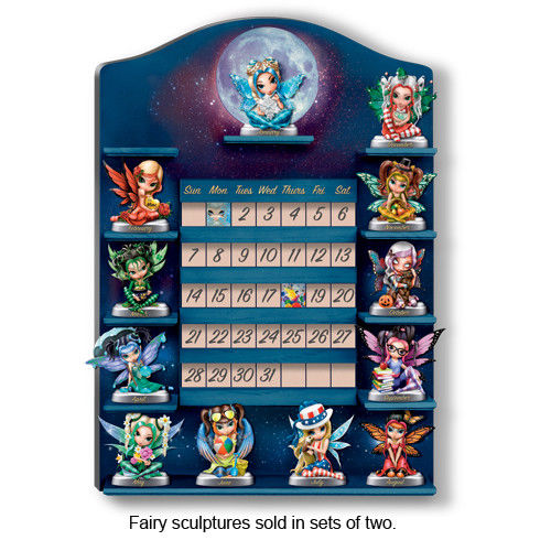 Jasmine Becket-Griffith Fairy Perpetual Calendar Figurine RACK - # 7