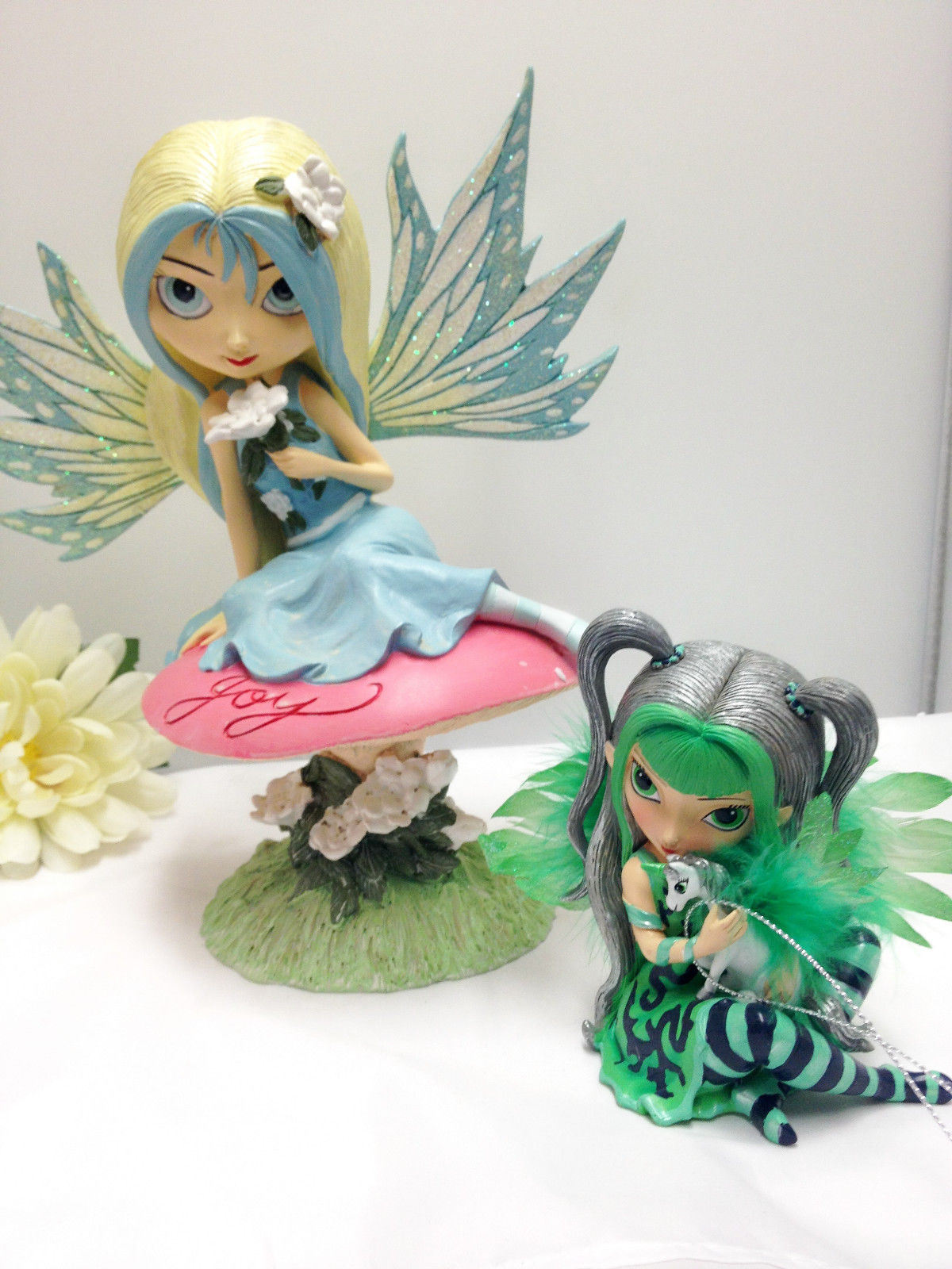 Joy  Large Jasmine Becket-Griffith Magical Garden Fairy Figurine 12 inches