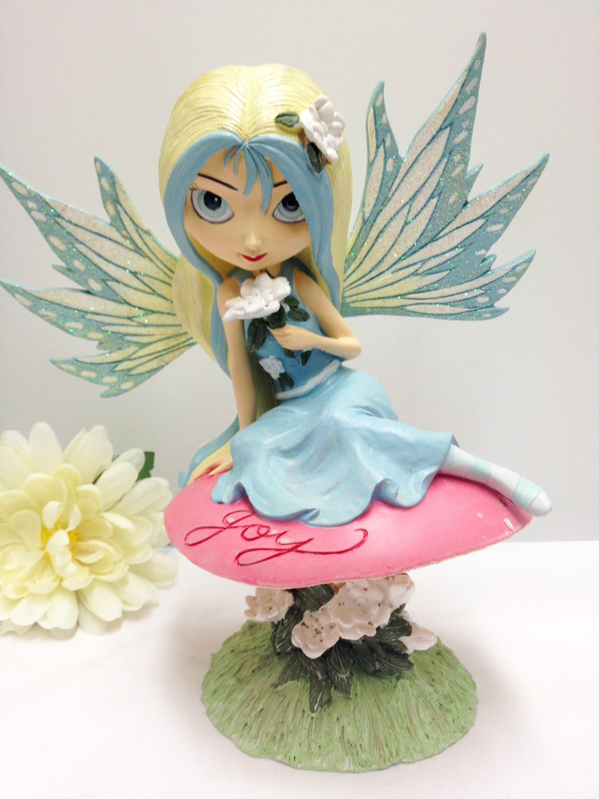 Joy  Large Jasmine Becket-Griffith Magical Garden Fairy Figurine 12 inches