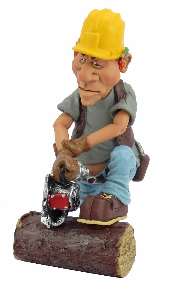 Grumpy Jon Lumberjack Woodsman Figurine