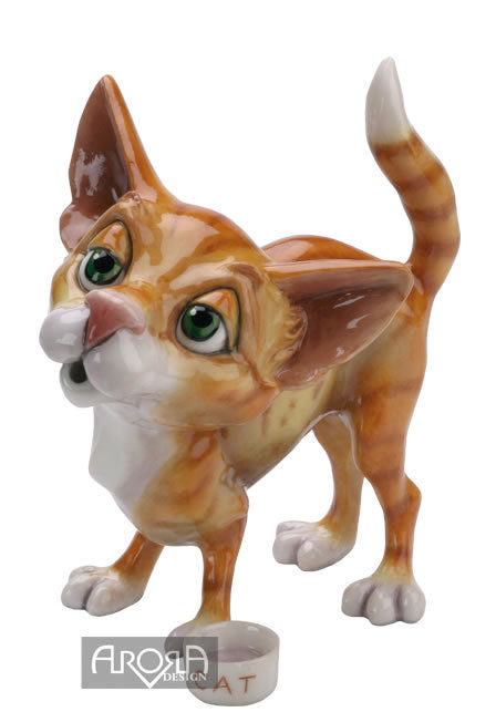 Lisa Little Paws Collectible  Orange Marmelade Cat Figurine