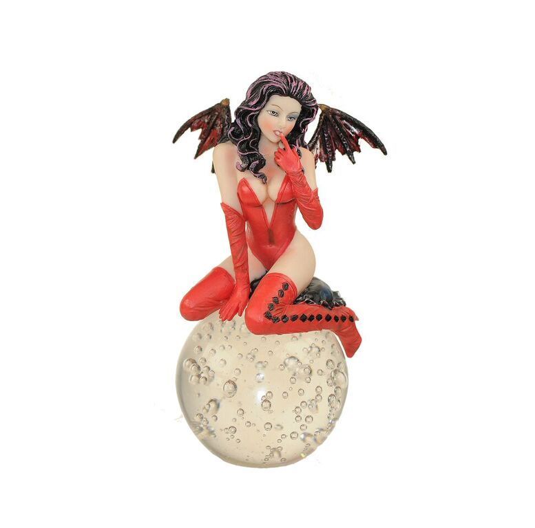 Luxy Gothic Vamp Bubble Rider Divinity Fairies Figurine   Fantasy Figurine - Zem