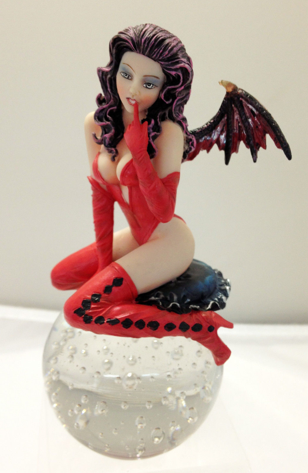 Luxy Gothic Vamp Bubble Rider Divinity Fairies Figurine - ZEM