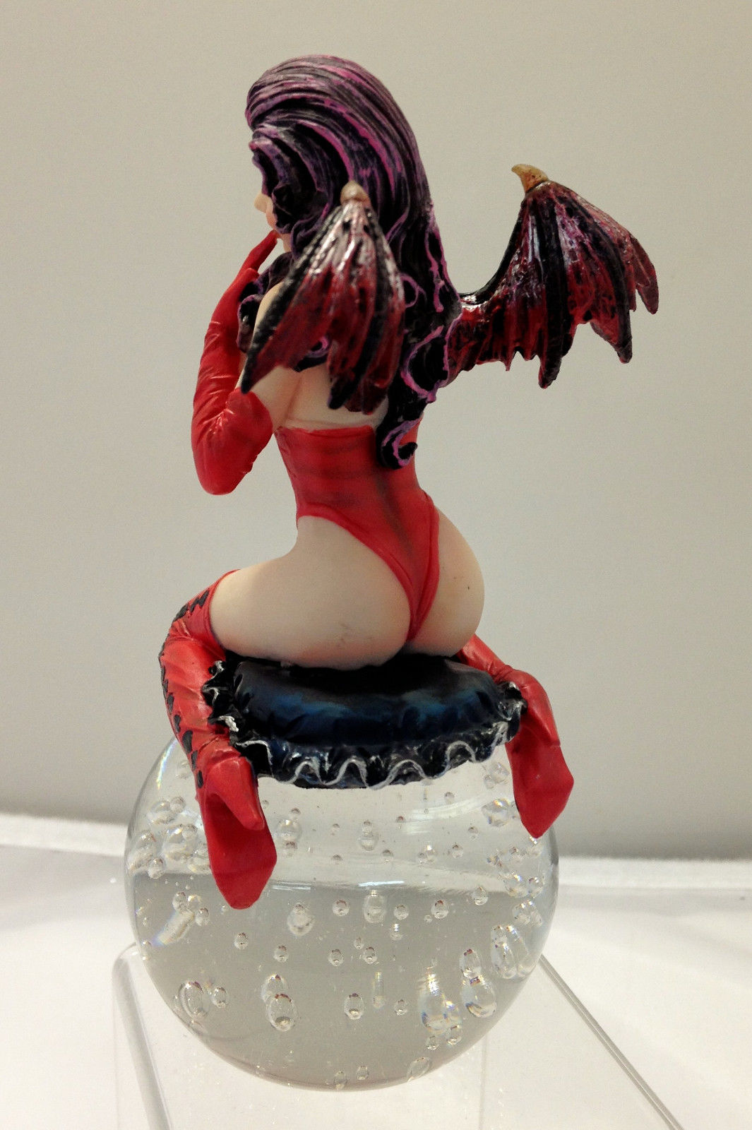 Luxy Gothic Vamp Bubble Rider Divinity Fairies Figurine - ZEM