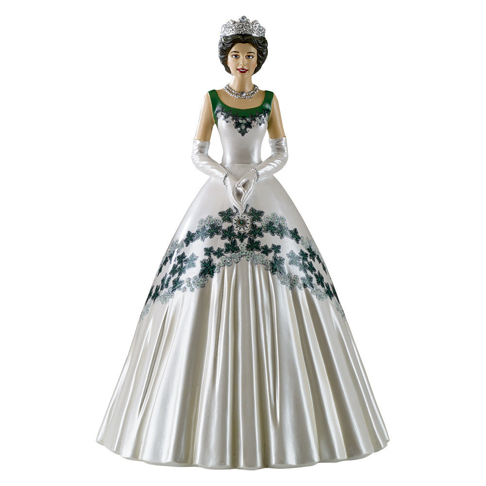 Maple Leaf of Canada Tour Queen Elizabeth Royal Figurine Bradford Exchange