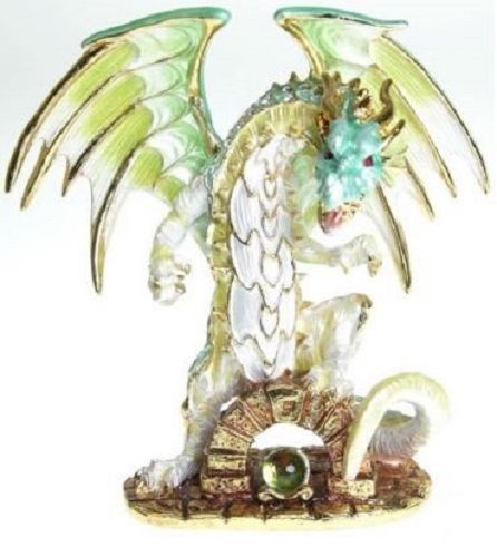 Margarita Dragon - Crystal Mementos Pewter and Coloured Enamel Figurine