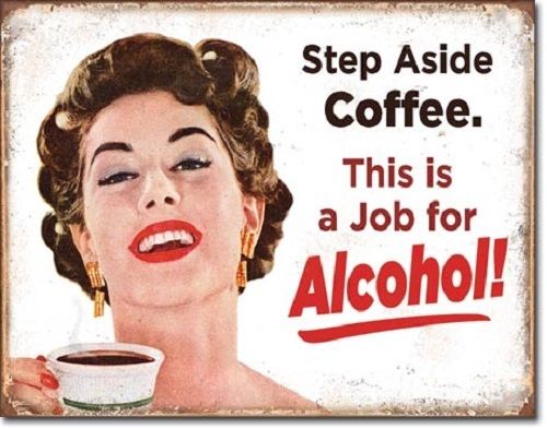 Metal / Tin Wall Signs - Step Aside Coffee-TS2036 - Home Decoration - Humourous