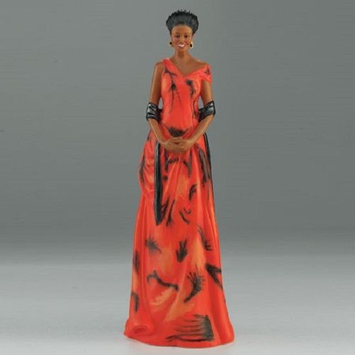 Michelle Obama International Elegance First Lady Figurine - Bradford Exchange