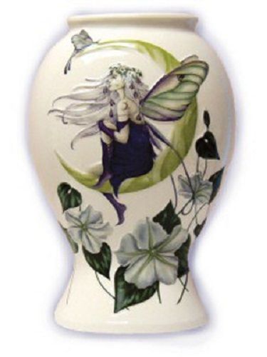 Moon Flower Fairy Large Vase - Jessica Galbreth Fairysite