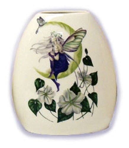 Moon Flower Fairy Small Vase - Jessica Galbreth Fairysite