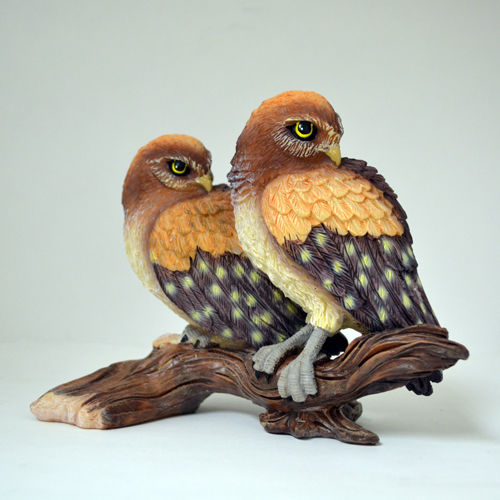 Morning Calm Laura Crawford Williams Owls Figurine Bradford Exchange