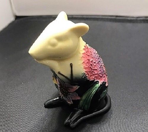 Mouse Figurine Fine Porcelain Old Summer Bouquet Tupton Ware