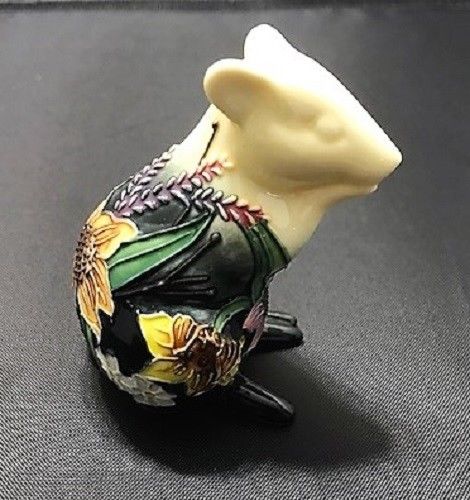 Mouse Figurine Fine Porcelain Old Summer Bouquet Tupton Ware